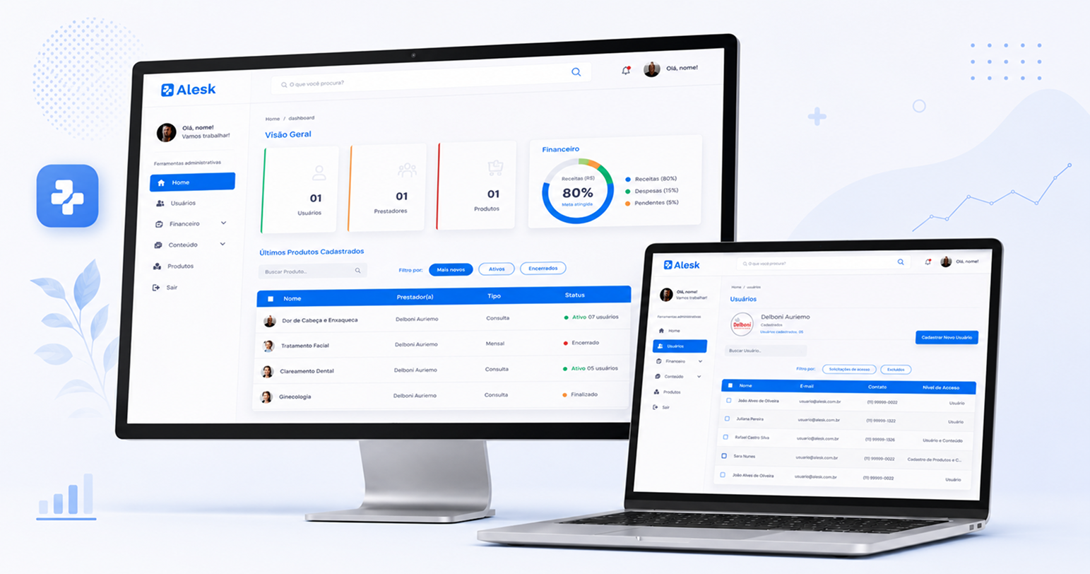 Alesk is a comprehensive, user-friendly customer management system 